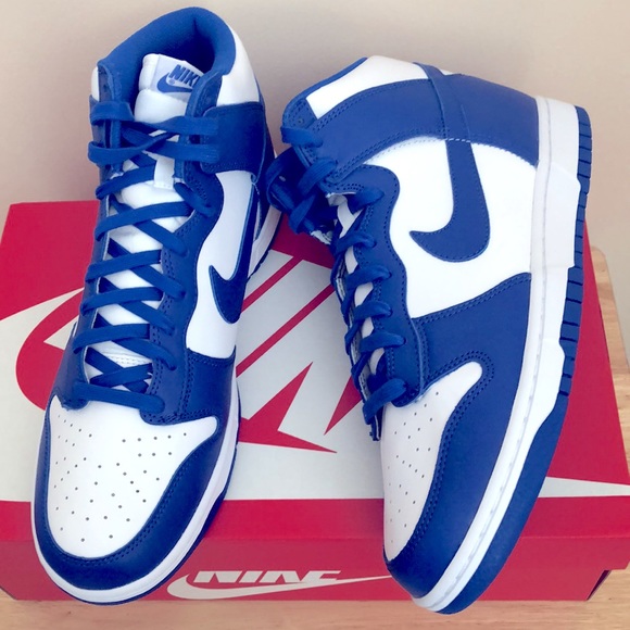 NIKE DUNK HI RETRO ‘KENTUCKY’ SNEAKERS - Picture 5 of 10